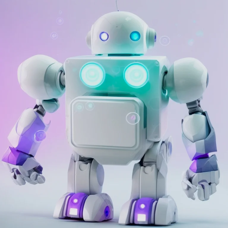 Zufriedenes Kind spielt mit AI Spielzeug